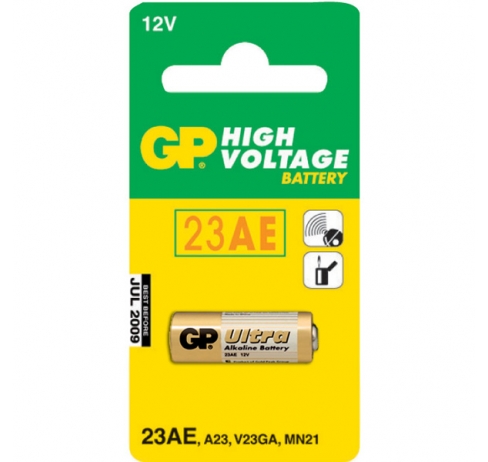 Батарейка GP 23АЕ-С5 короткая 12V