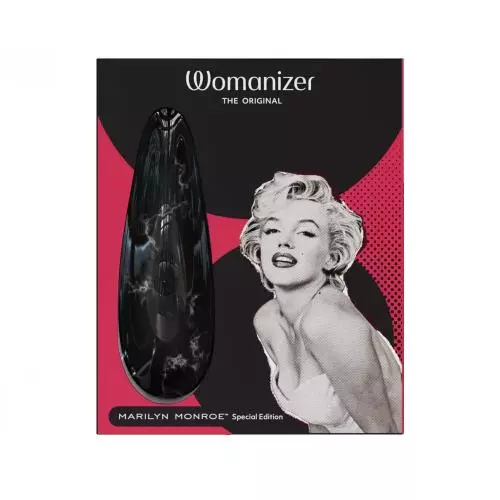 Бесконтактный клиторальный стимулятор Womanizer Marilyn Monroe мраморно-черный