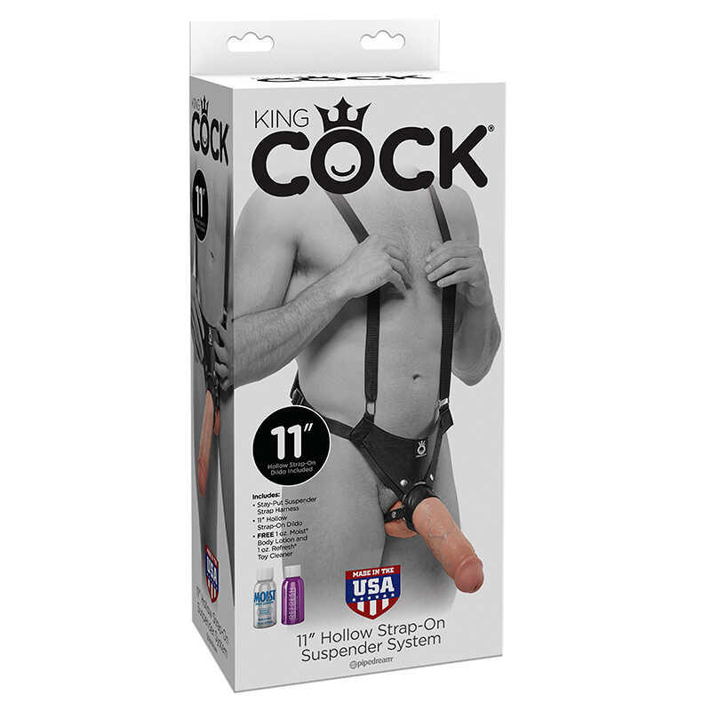 King Cock      11 Hollow Strap - On Suspender System